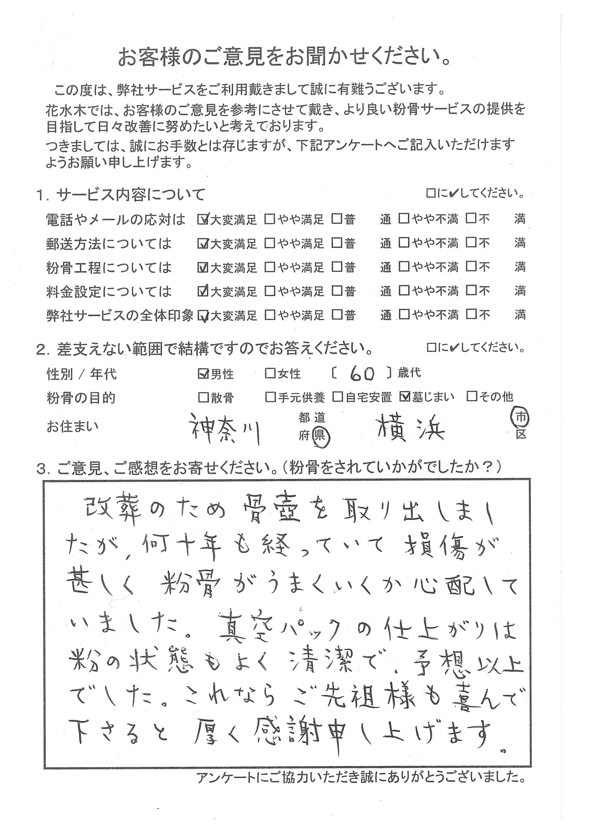 粉の状態もよく、清潔で予想以上でした