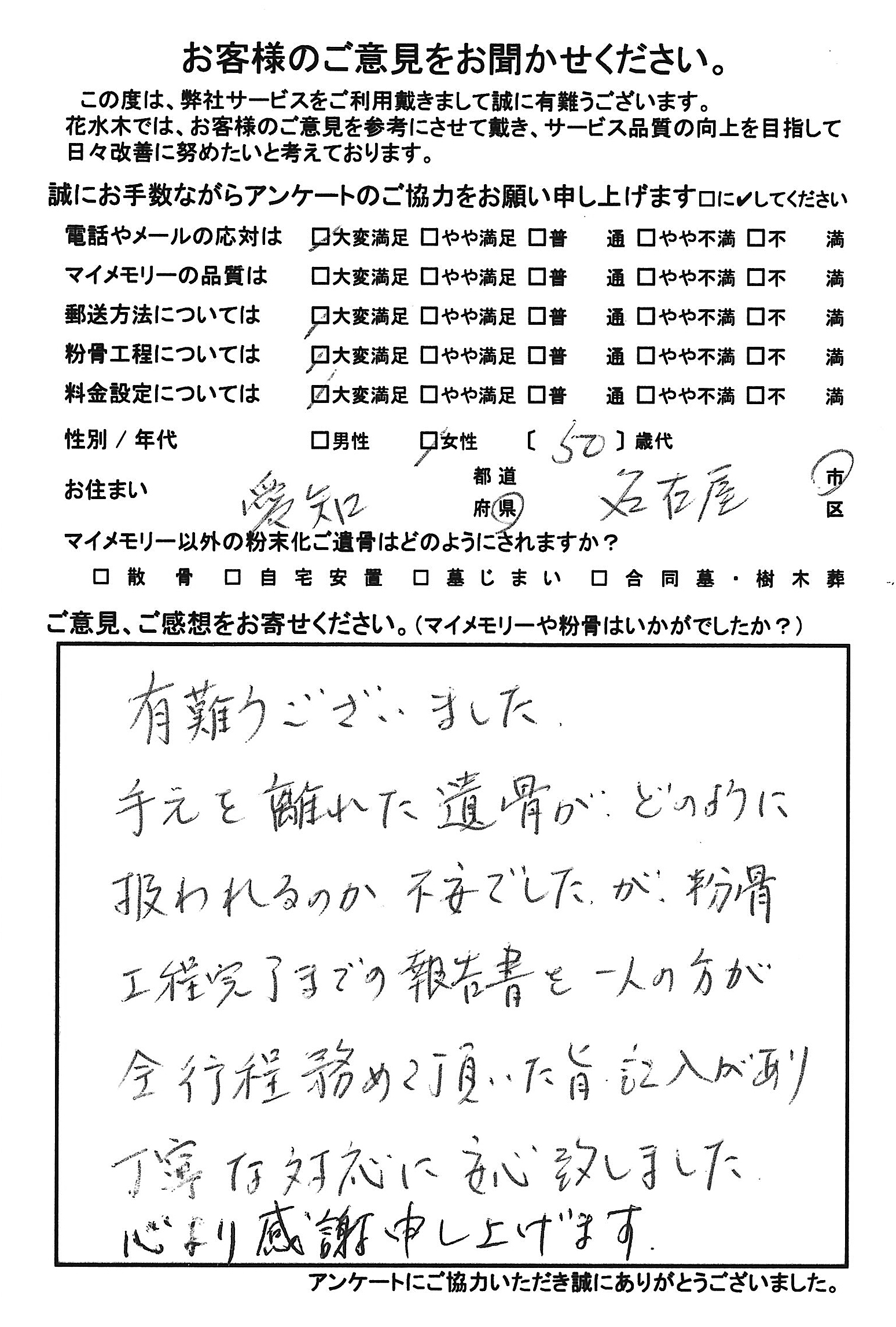 心より感謝申し上げます