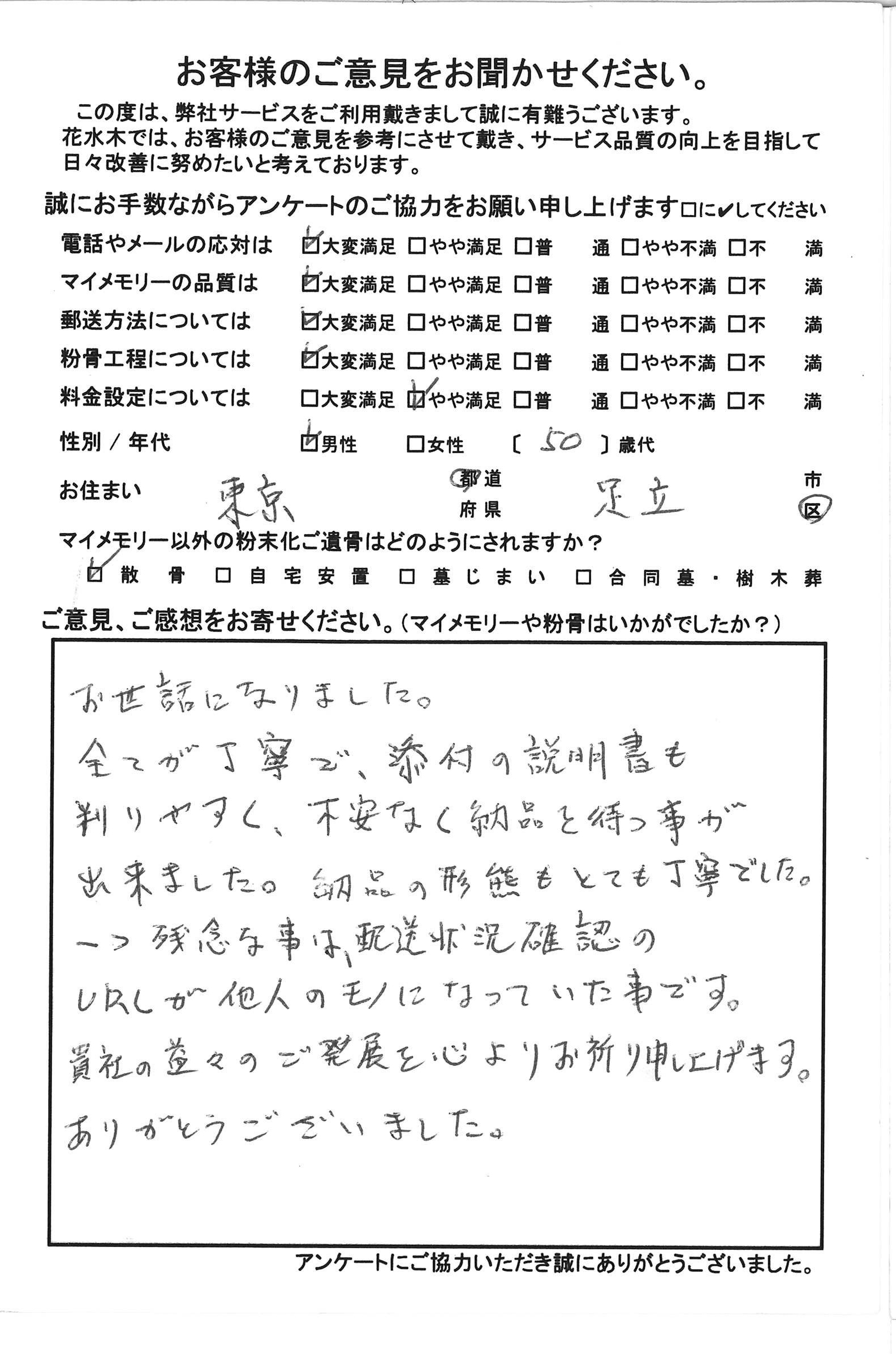 全てが丁寧で添付の説明書も判りやすく