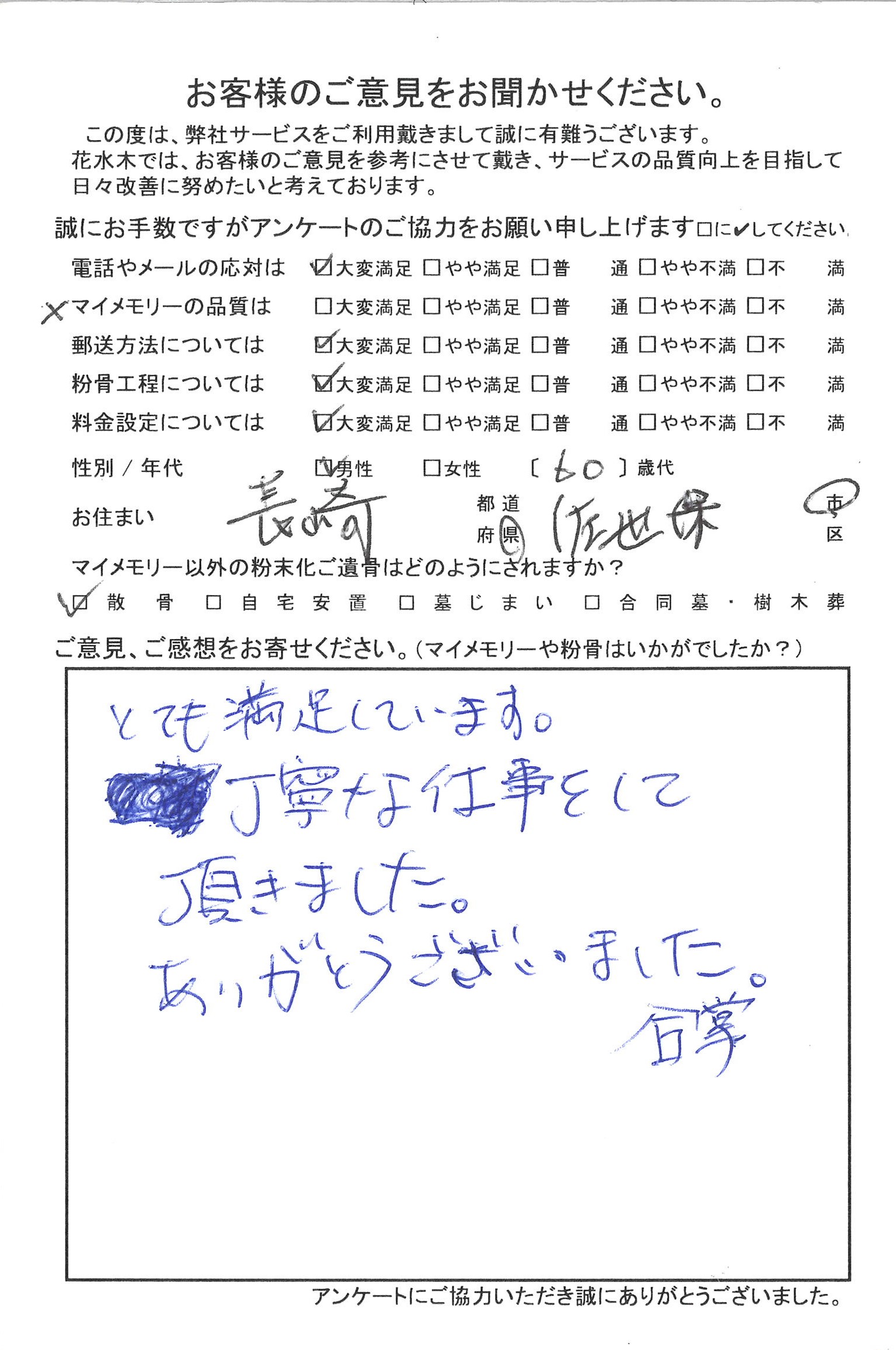 丁寧な仕事をして頂きました