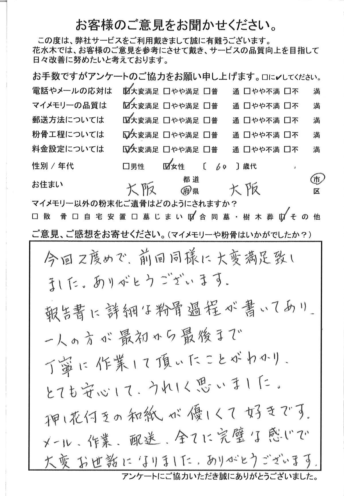 メール、作業、配送、全てに完璧な感じで大変お世話になりました。