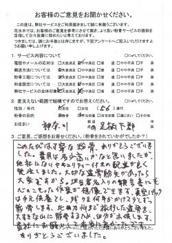 お客様からの貴重なご意見・ご感想を掲載しました。