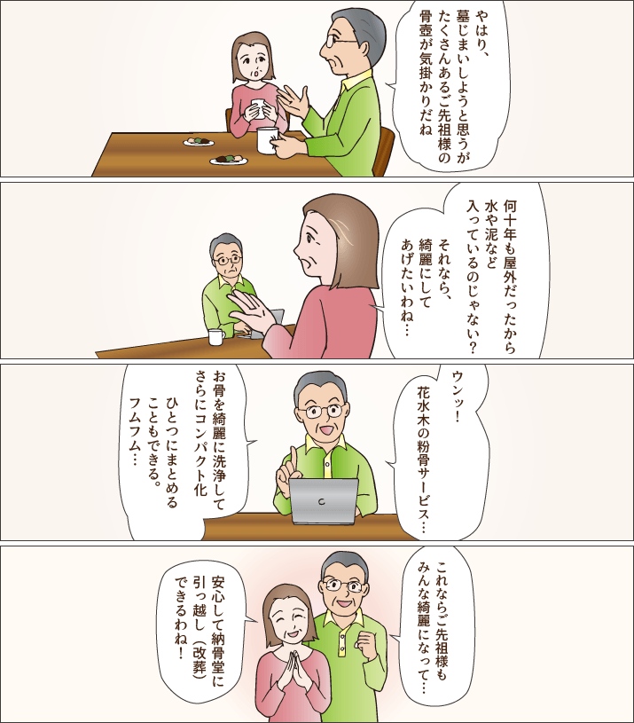 墓じまいをお考えの方へ