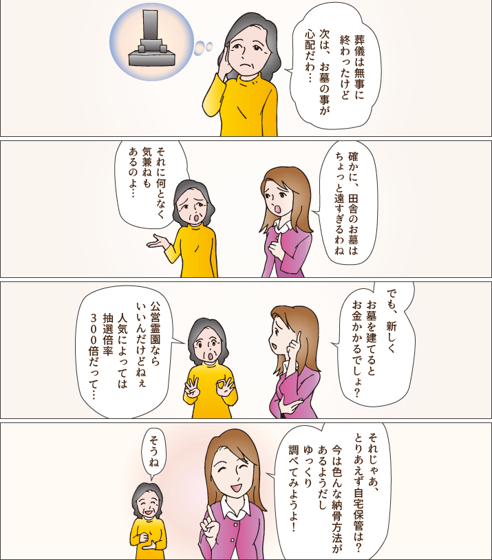 とりあえず自宅で保管